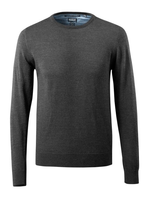 Maglione FRONTLINE antracite scuro/grigio chiaro melange