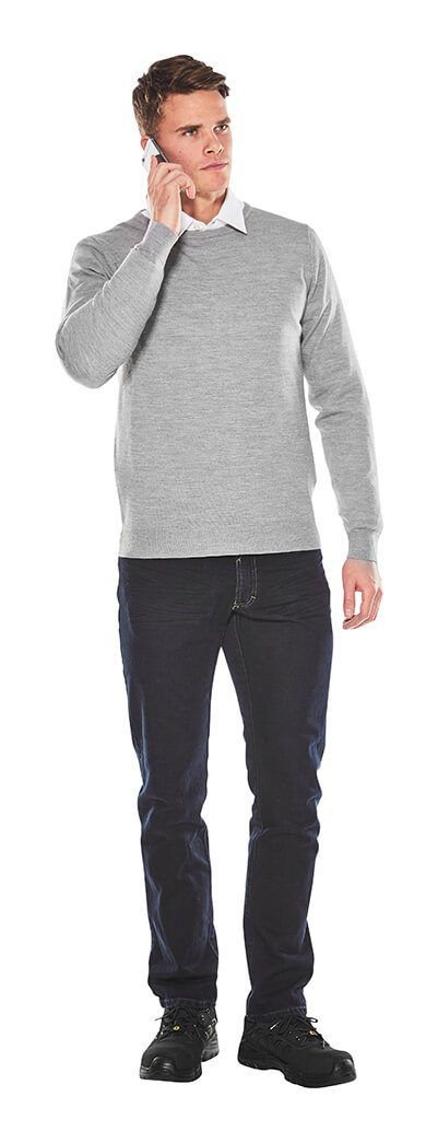 Maglione FRONTLINE blu melange