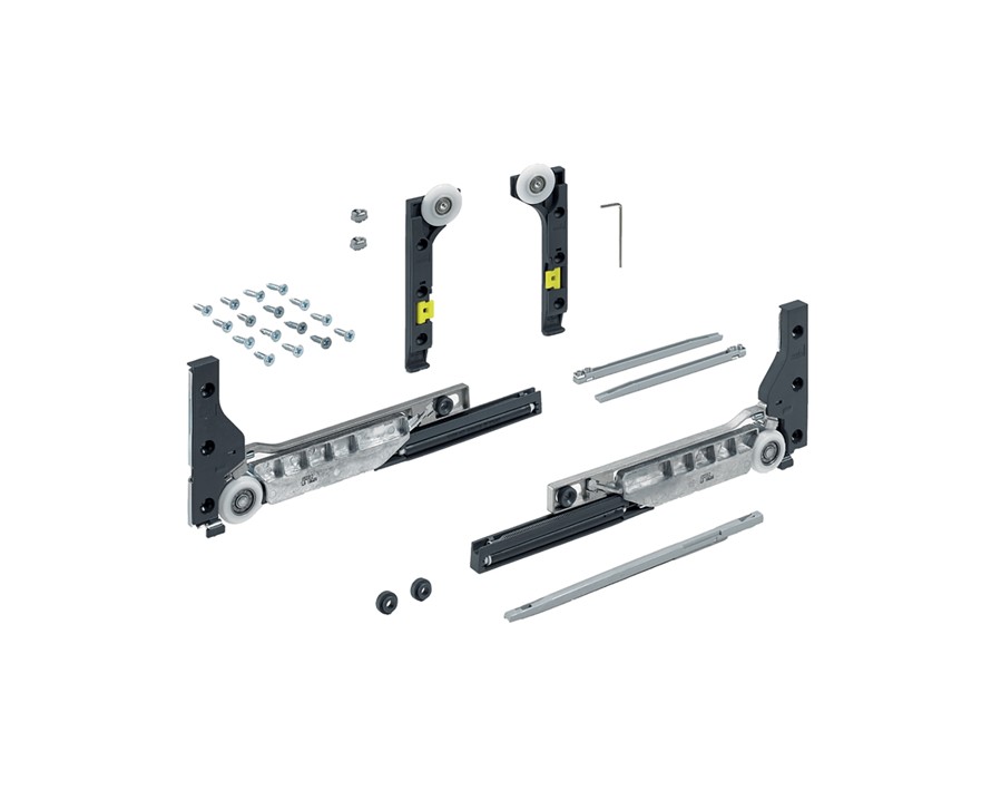 SlideLine M Kit ferramenta per ante ammortizzate (ammortizzazione in chiusura