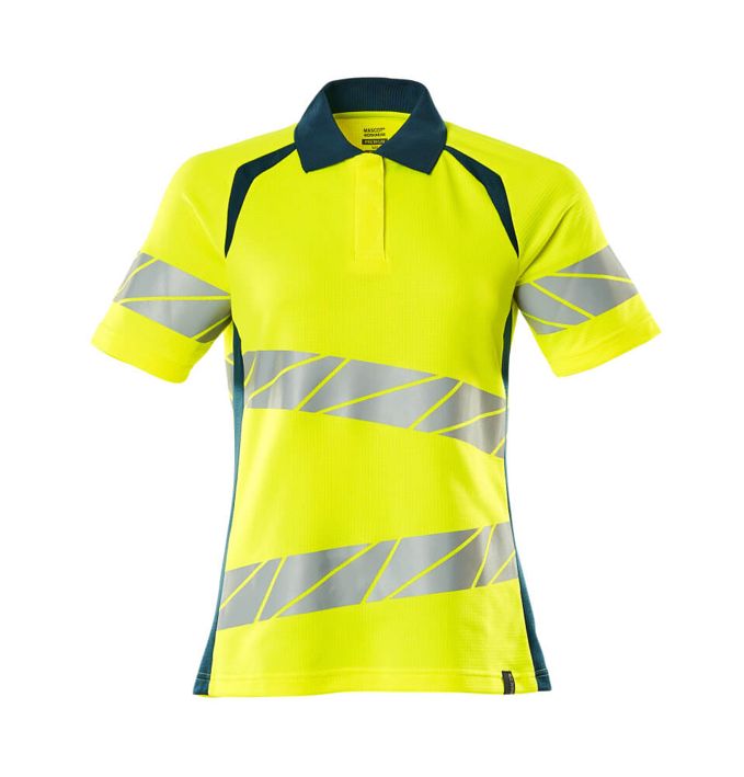 Polo ACCELERATE SAFE hi-vis giallo/petrolio scuro