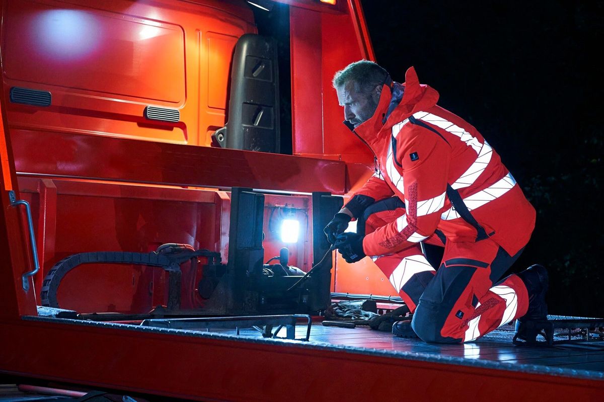 Giacca antifreddo ACCELERATE SAFE hi-vis rosso/antracite scuro