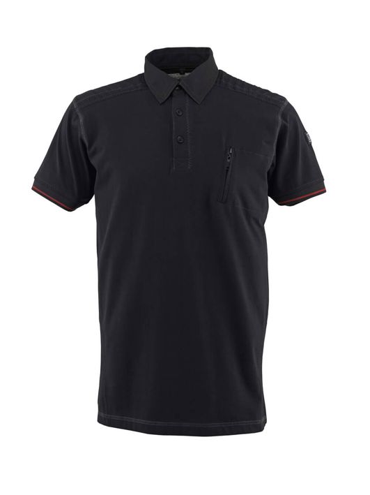 Polo con tasca sul petto FRONTLINE nero