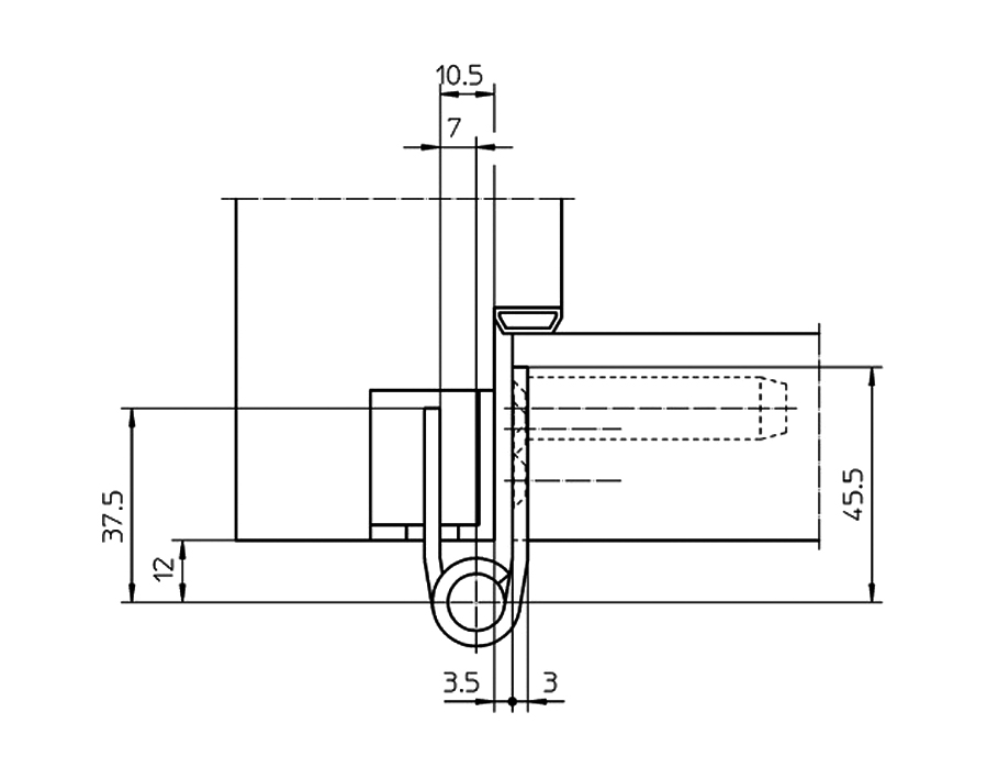Cerniera VARIANT VX 7729/160 18-3 