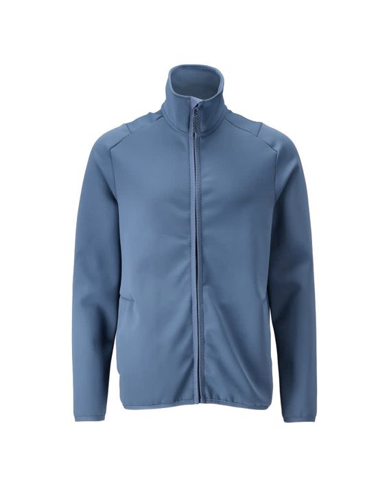 Maglione in pile con chiusura lampo CUSTOMIZED blu grigio