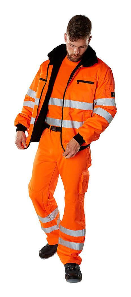 Giacca da pilota SAFE ARCTIC hi-vis arancio