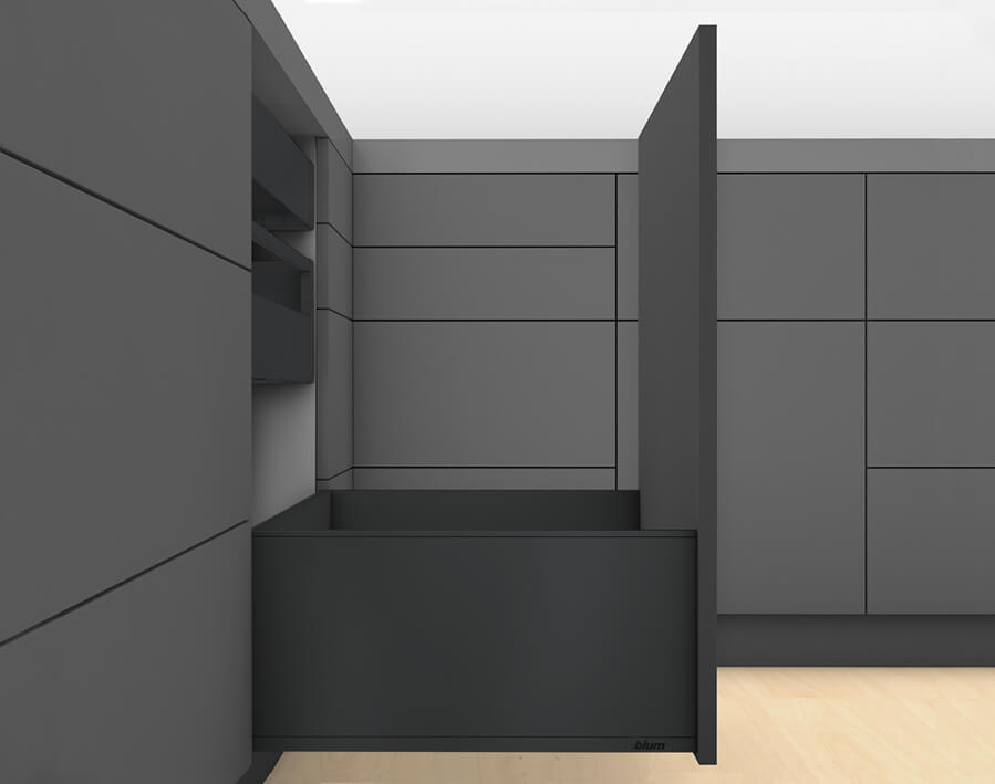 LEGRABOX pure nero carbonio opaco- altezza F