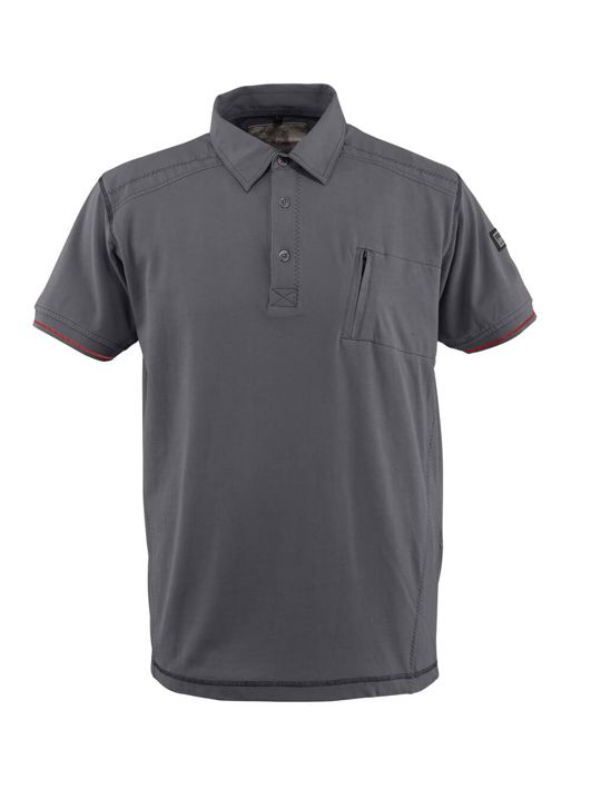 Polo con tasca sul petto FRONTLINE antracite chiaro