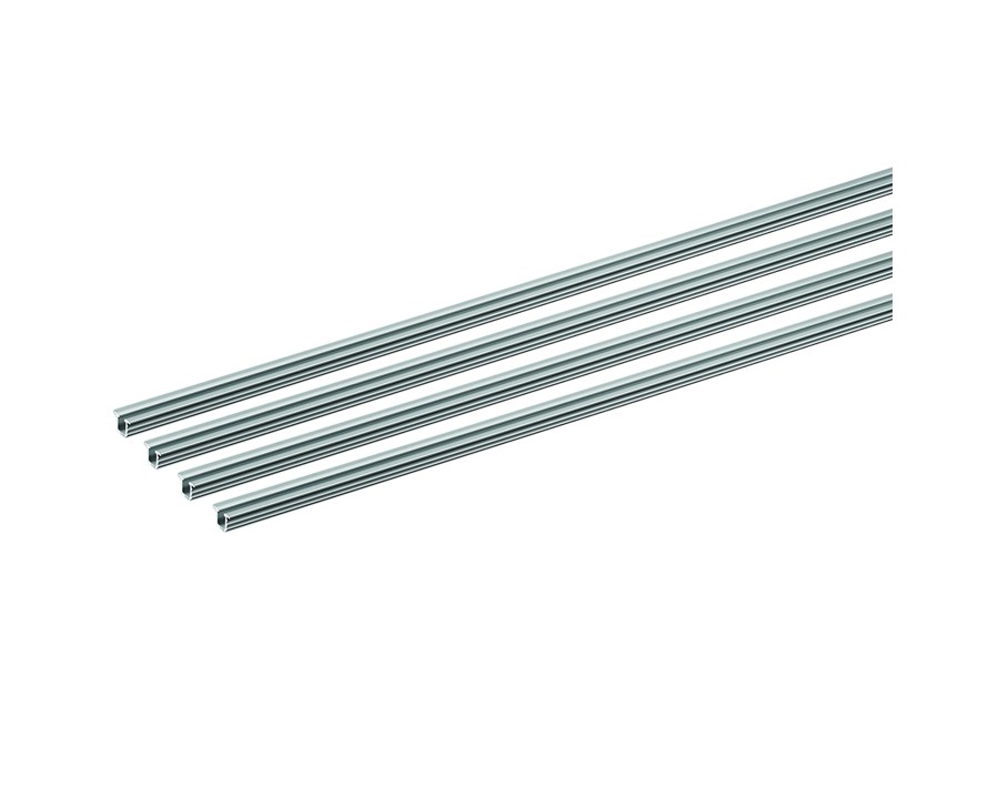 SlideLine M Kit binari: 1 binario di scorrimento singolo da fissare a pressione