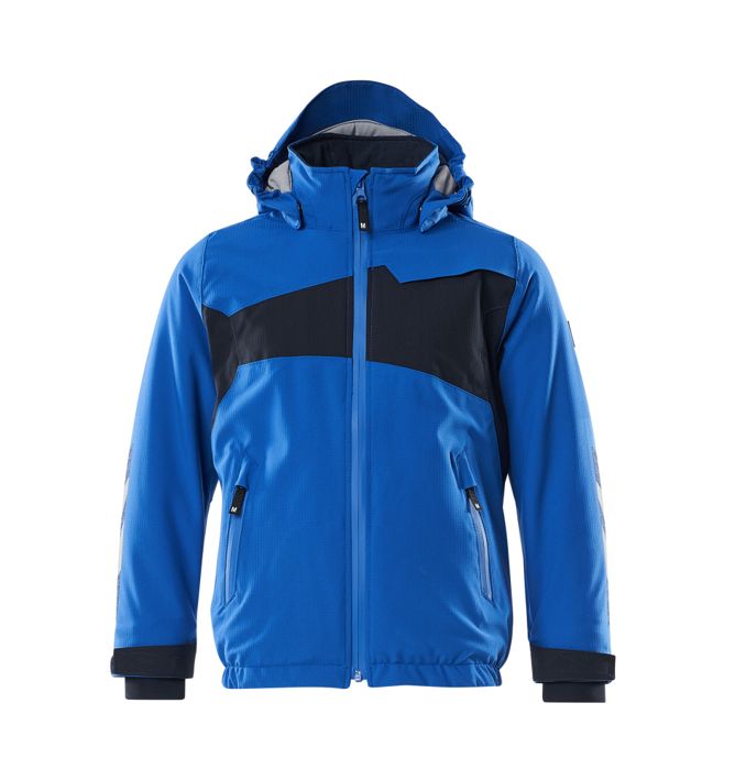 Giacca antifreddo da bambino ACCELERATE azzurro/blu navy scuro