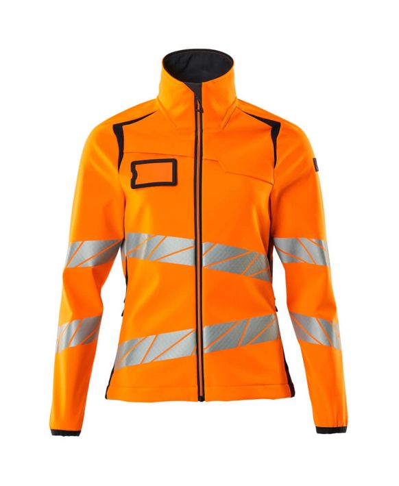 Giacca Softshell ACCELERATE SAFE hi-vis arancio/blu navy scuro