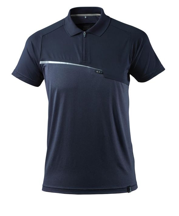 Polo con tasca sul petto ADVANCED blu navy scuro