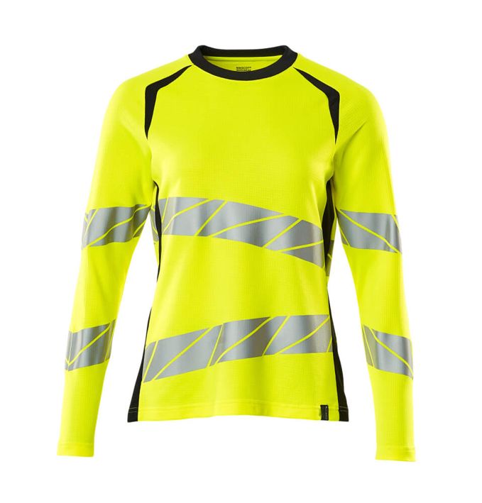Maglietta, a maniche lunghe ACCELERATE SAFE hi-vis giallo/blu navy scuro