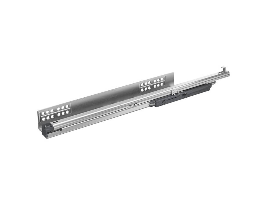 Guida ad estrazione totale per cassetti in legno Quadro V6 YOU con Silent System 