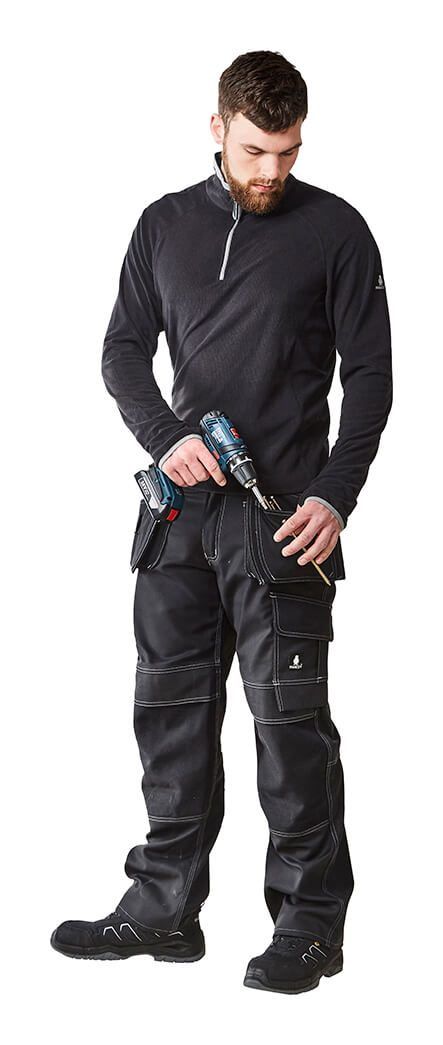 Pantaloni con tasche esterne HARDWEAR antracite