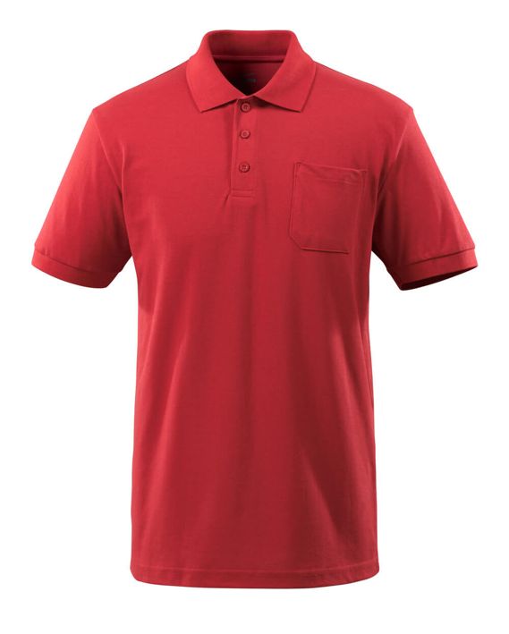 Polo con tasca sul petto CROSSOVER rosso