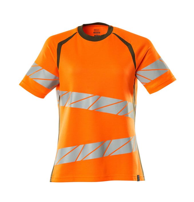 Maglietta ACCELERATE SAFE hi-vis arancio/verde muschio