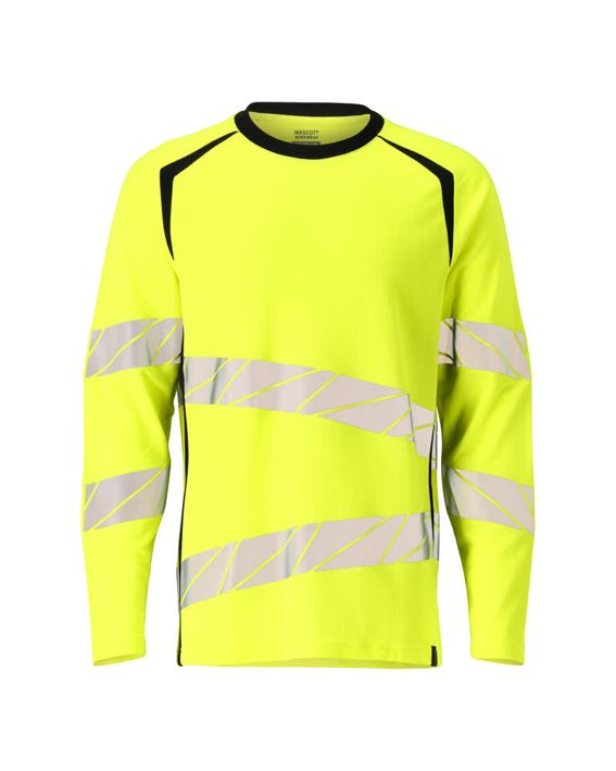 Maglietta, a maniche lunghe ACCELERATE SAFE hi-vis giallo/nero