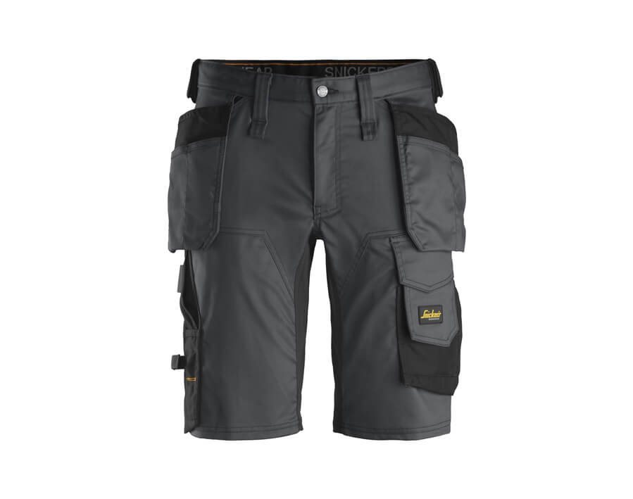Pantaloni corti da lavoro con tasche esterne 
