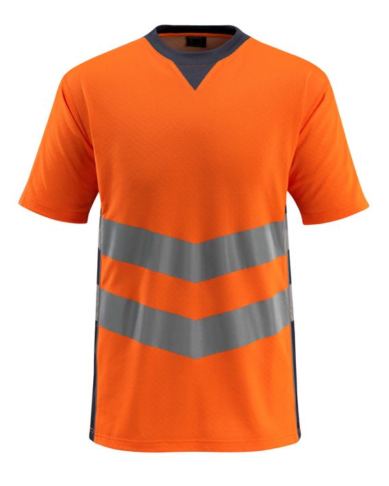 Maglietta SAFE SUPREME hi-vis arancio/blu navy scuro