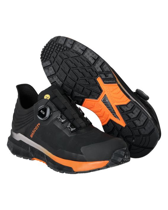 Scarpe antinfortunistiche FOOTWEAR CUSTOMIZED nero/arancio brillante