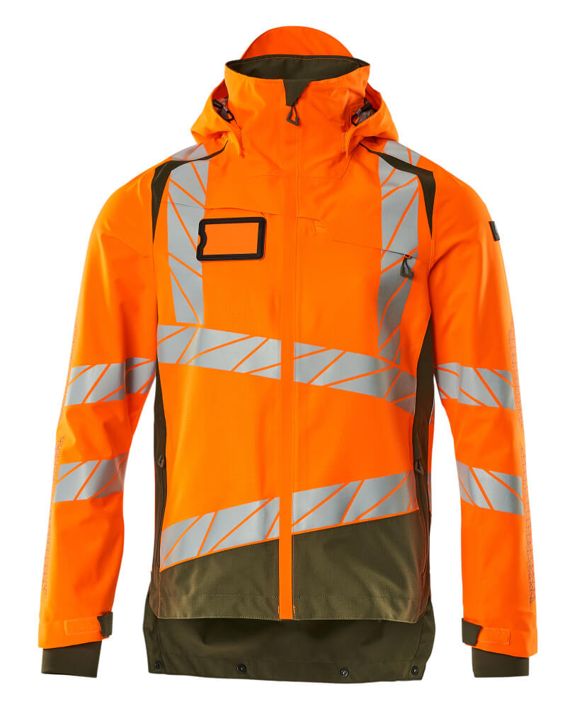 Giacca antivento ACCELERATE SAFE hi-vis arancio/verde muschio
