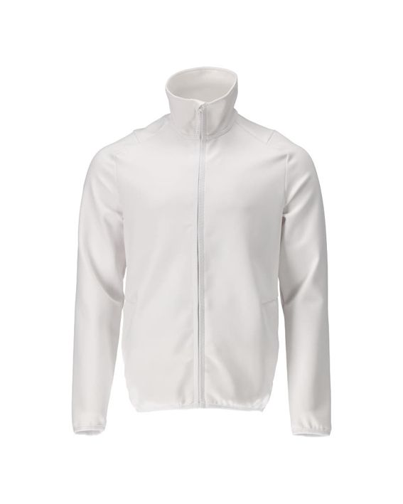 Maglione in pile con chiusura lampo CUSTOMIZED bianco