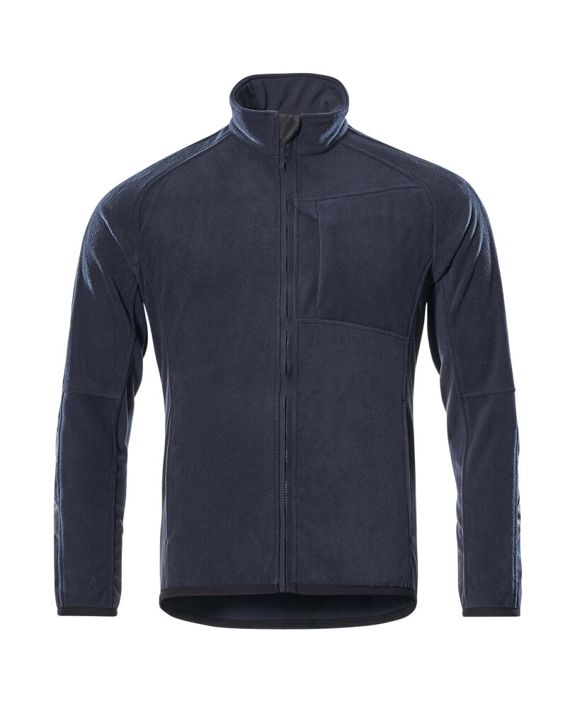 Giacca in pile UNIQUE blu navy scuro