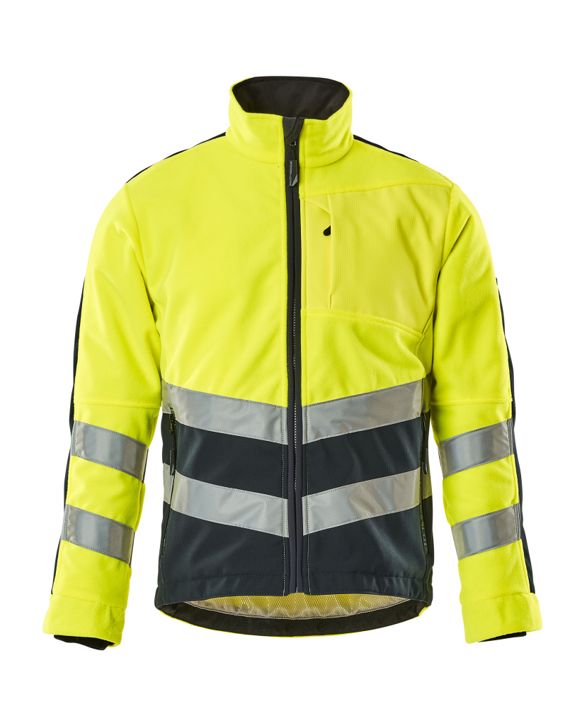 Giacca in pile SAFE SUPREME hi-vis giallo/blu navy scuro