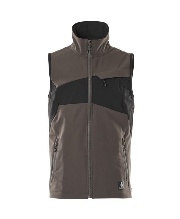 Gilet ACCELERATE antracite scuro/nero