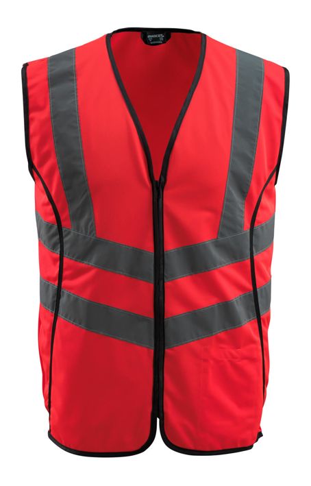 Gilet ad alta visibilità SAFE SUPREME hi-vis rosso