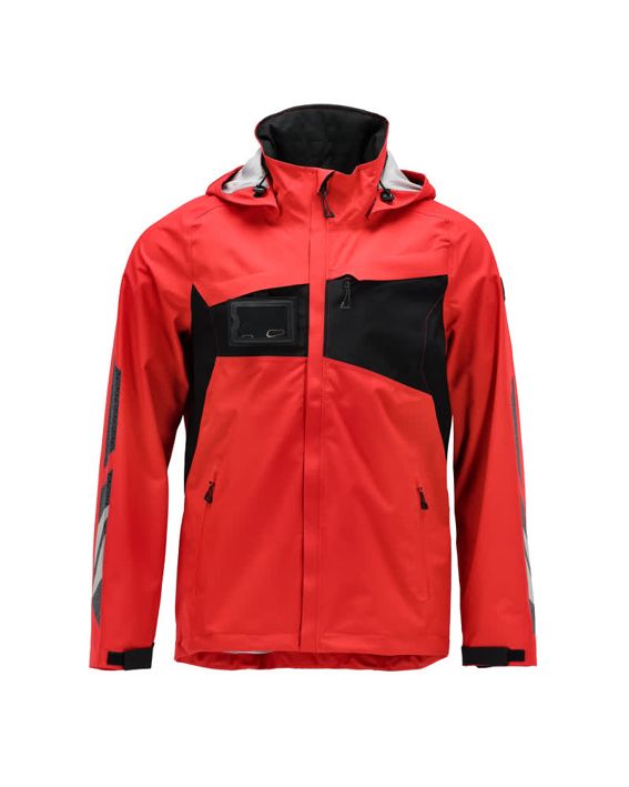Giacca antivento ACCELERATE rosso/nero