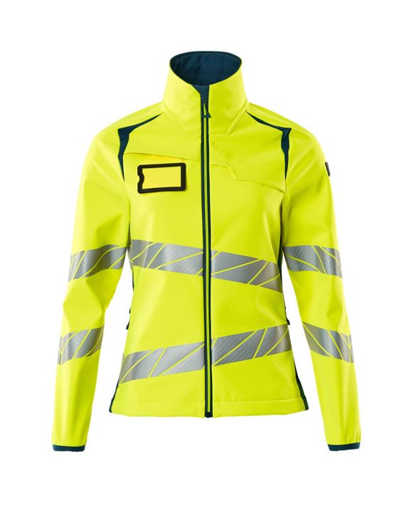 Giacca Softshell ACCELERATE SAFE hi-vis giallo/petrolio scuro